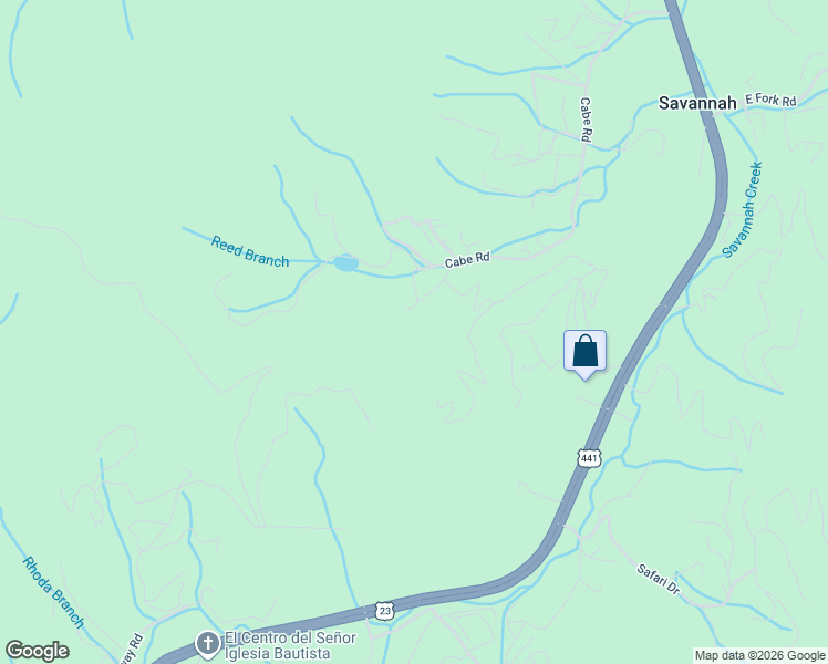 map of restaurants, bars, coffee shops, grocery stores, and more near 136 Lacy Fern Ridge in Sylva