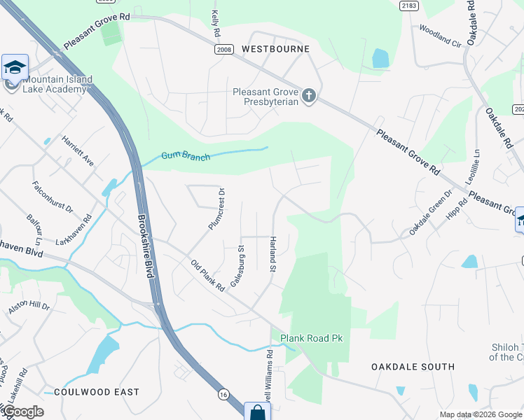 map of restaurants, bars, coffee shops, grocery stores, and more near 6403 Wedron Court in Charlotte