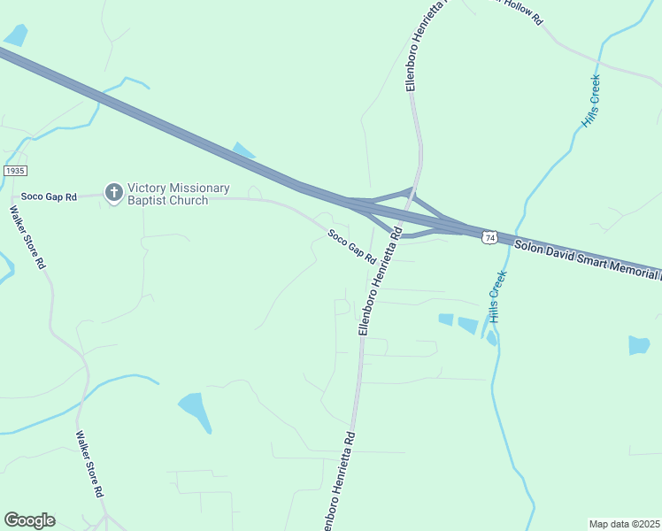 map of restaurants, bars, coffee shops, grocery stores, and more near 157 Bradbury Road in Ellenboro