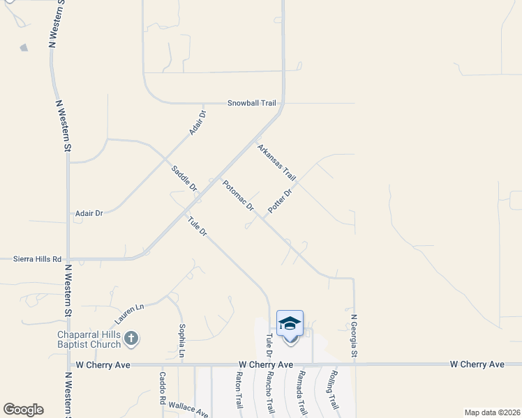 map of restaurants, bars, coffee shops, grocery stores, and more near 3200 Potomac Drive in Amarillo