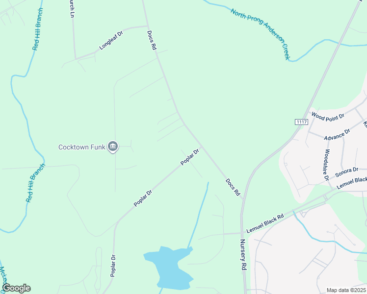 map of restaurants, bars, coffee shops, grocery stores, and more near 52 Blackgum Court in Spring Lake