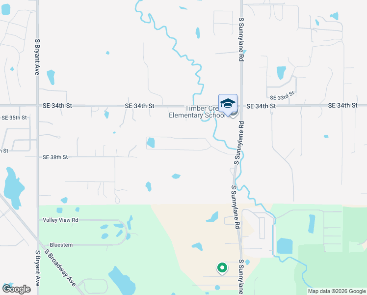 map of restaurants, bars, coffee shops, grocery stores, and more near 2705 Southeast 39th Street in Moore