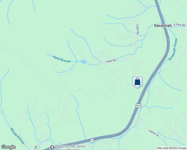 map of restaurants, bars, coffee shops, grocery stores, and more near 136 Lacy Fern Ridge in Sylva