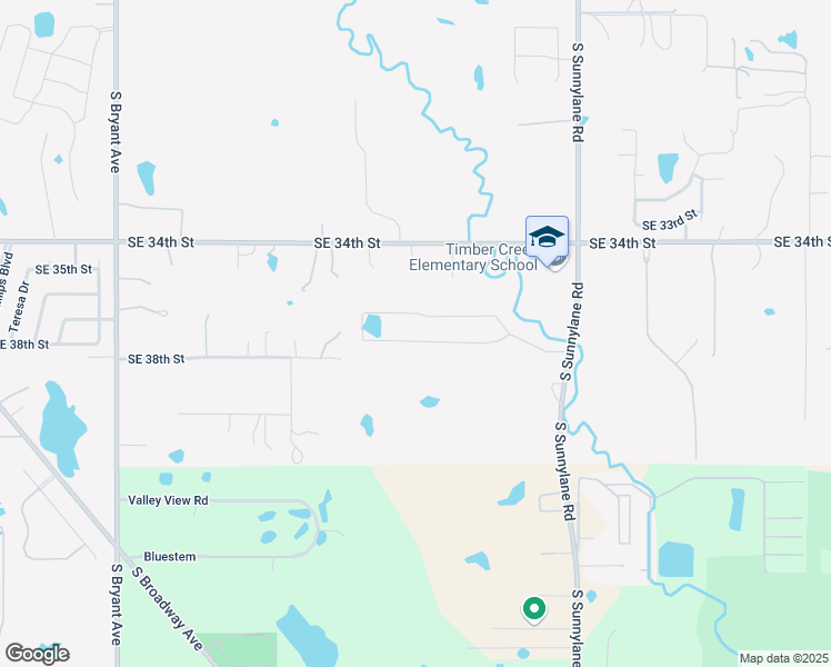 map of restaurants, bars, coffee shops, grocery stores, and more near 2621 Southeast 39th Street in Moore