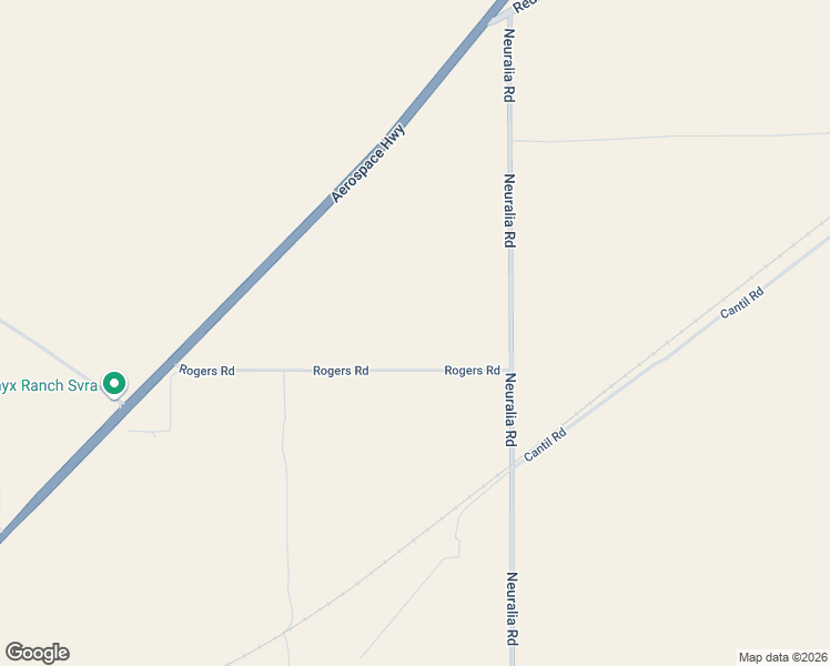 map of restaurants, bars, coffee shops, grocery stores, and more near Rogers Road in Cantil