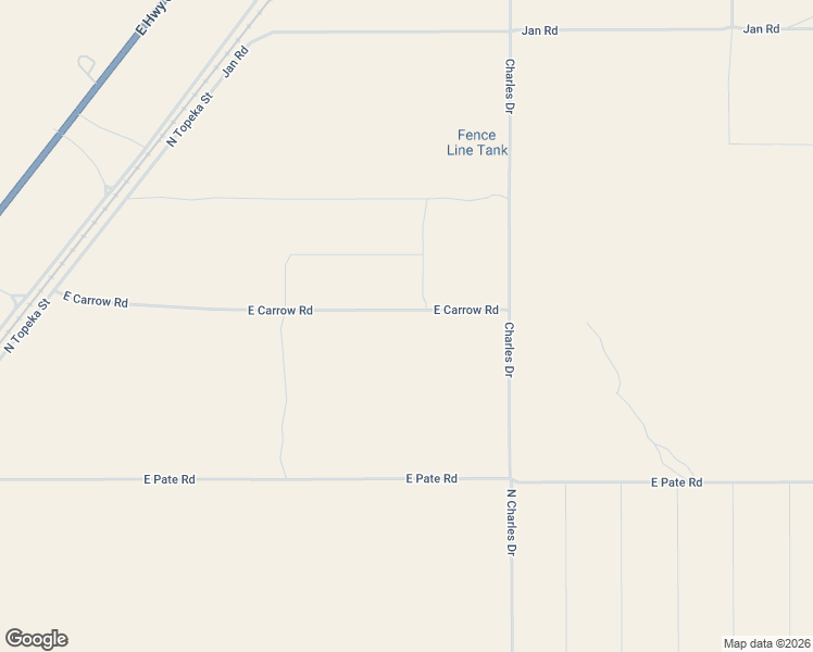 map of restaurants, bars, coffee shops, grocery stores, and more near 5808 East Carrow Road in Kingman