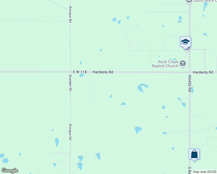 map of restaurants, bars, coffee shops, grocery stores, and more near 44303 Hardesty Road in Shawnee