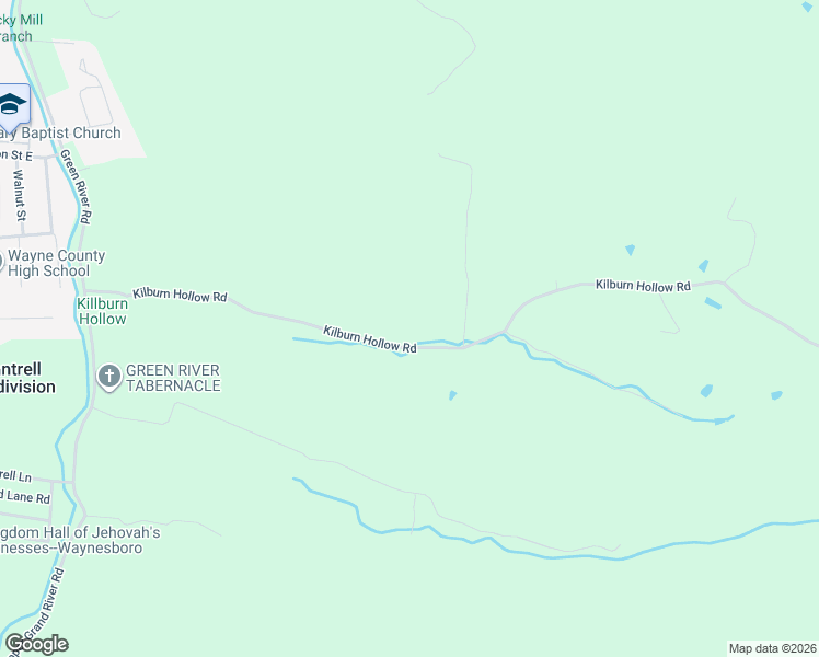 map of restaurants, bars, coffee shops, grocery stores, and more near 305 Kilburn Hollow Road in Waynesboro