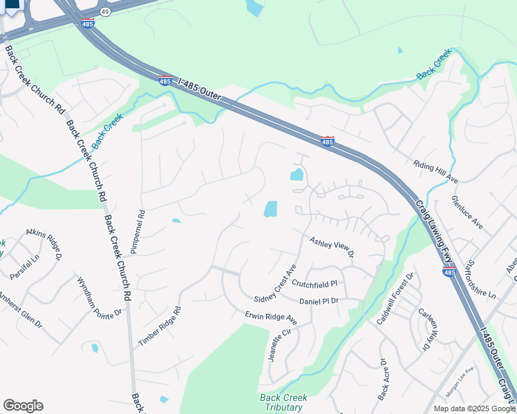 map of restaurants, bars, coffee shops, grocery stores, and more near 10830 Maryanna Court in Charlotte