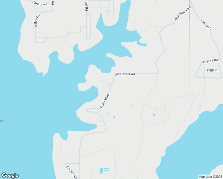 map of restaurants, bars, coffee shops, grocery stores, and more near 118192 South 4214 Road in Eufaula