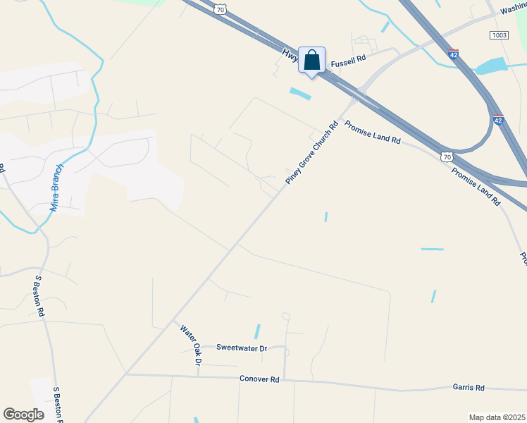 map of restaurants, bars, coffee shops, grocery stores, and more near 313 Piney Grove Church Road in La Grange