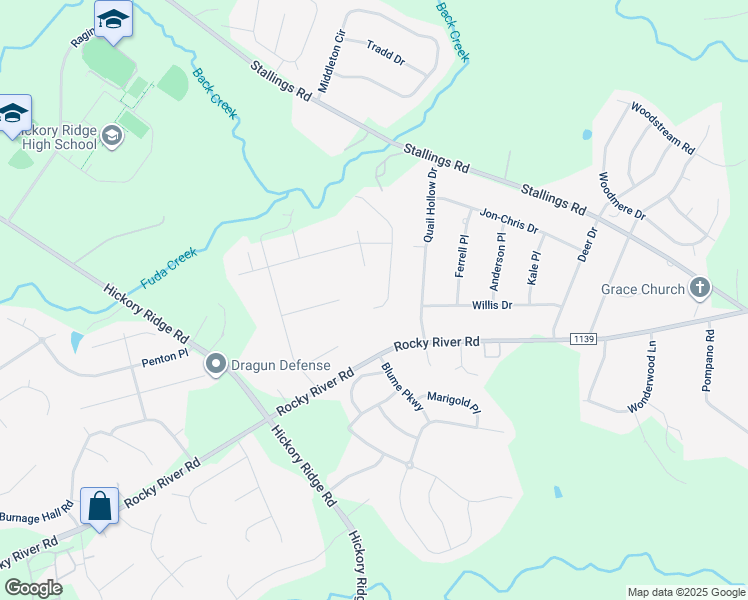 map of restaurants, bars, coffee shops, grocery stores, and more near 8288 Scarlet Oak Court in Harrisburg