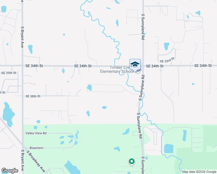 map of restaurants, bars, coffee shops, grocery stores, and more near 2712 Southeast 38th Street in Moore