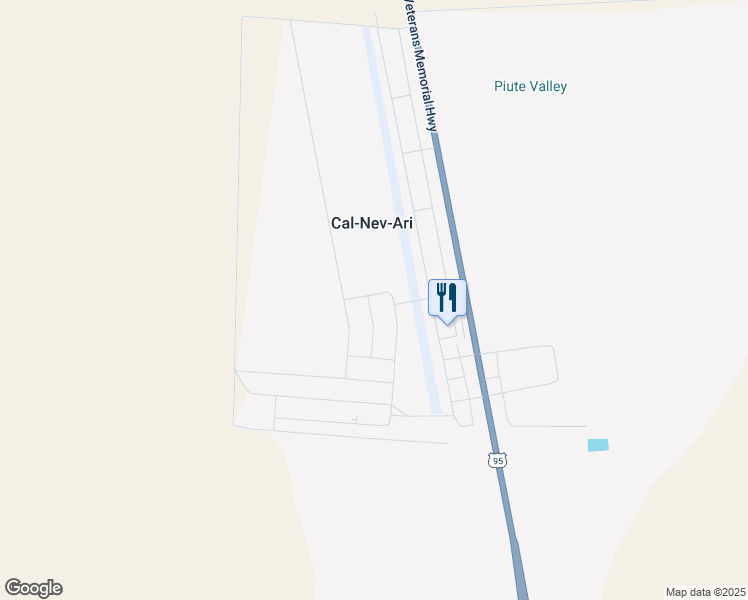 map of restaurants, bars, coffee shops, grocery stores, and more near 9548 Great Lakes Drive in Cal-Nev-Ari