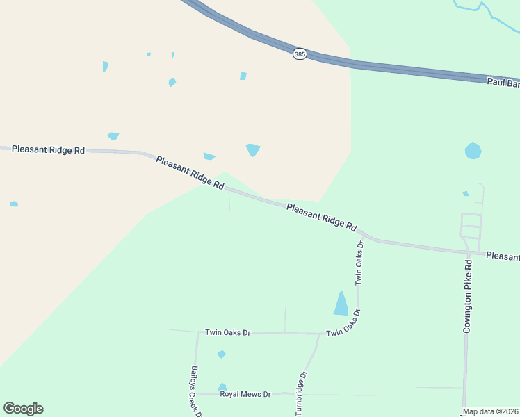 map of restaurants, bars, coffee shops, grocery stores, and more near 6125 Pleasant Ridge Road in Millington