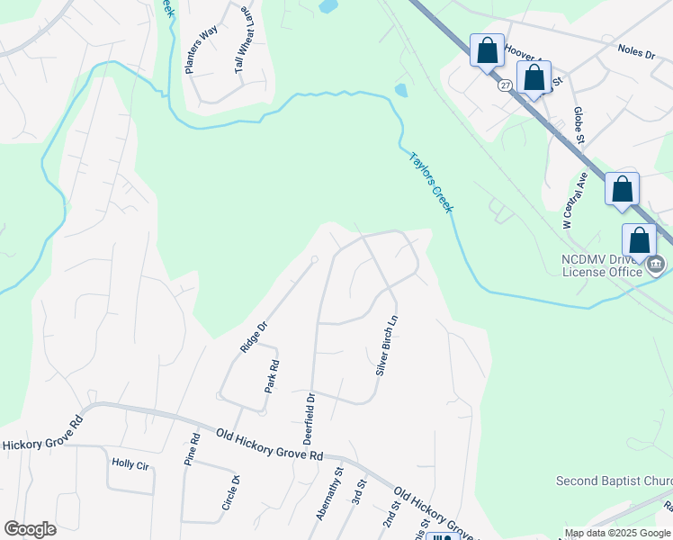 map of restaurants, bars, coffee shops, grocery stores, and more near 420 Deerfield Drive in Mount Holly