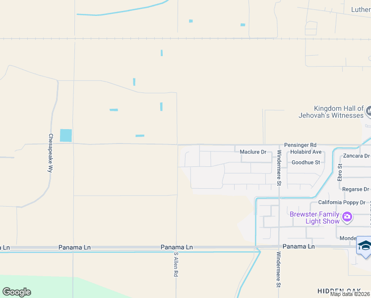 map of restaurants, bars, coffee shops, grocery stores, and more near 5711 Eiffel Place in Bakersfield