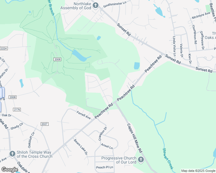 map of restaurants, bars, coffee shops, grocery stores, and more near 1325 New Life Road in Charlotte