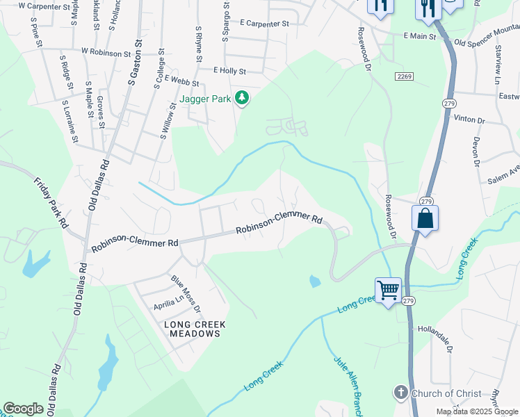 map of restaurants, bars, coffee shops, grocery stores, and more near 500 Chapman Pointe Circle in Dallas