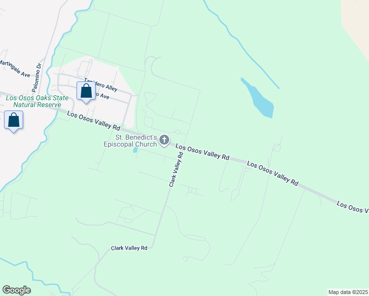 map of restaurants, bars, coffee shops, grocery stores, and more near 2301 Los Osos Valley Road in San Luis Obispo County