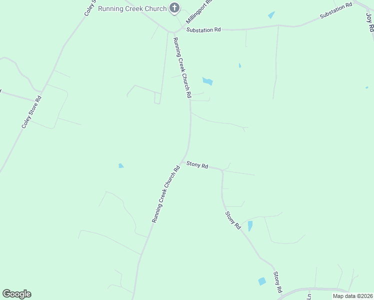 map of restaurants, bars, coffee shops, grocery stores, and more near 20782 Running Creek Church Road in Locust