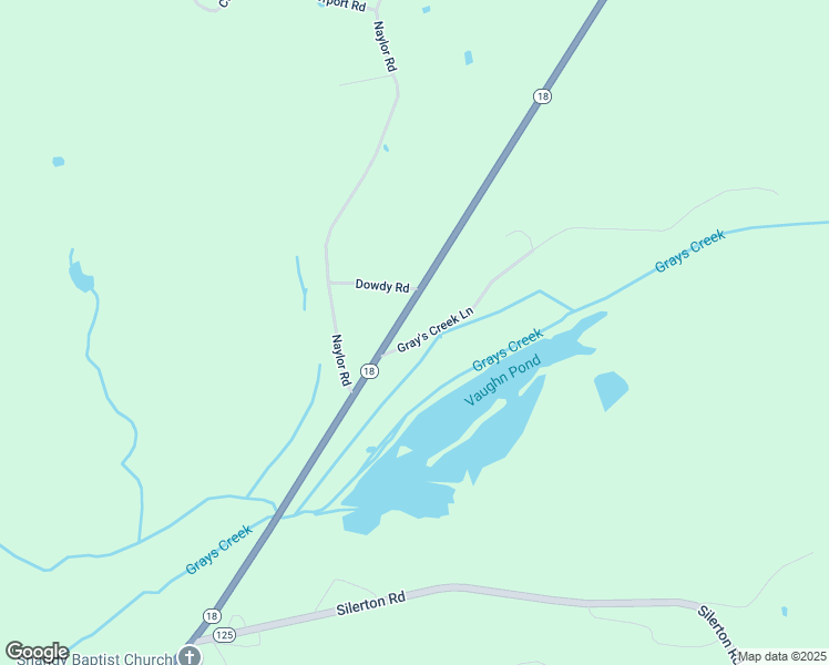 map of restaurants, bars, coffee shops, grocery stores, and more near 21410 Tennessee 18 in Toone