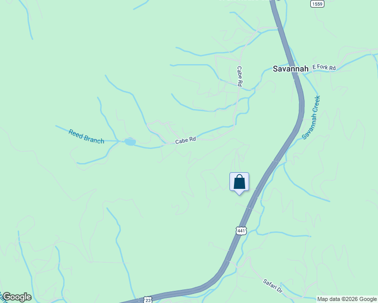 map of restaurants, bars, coffee shops, grocery stores, and more near 41 Lacy Fern Ridge in Sylva