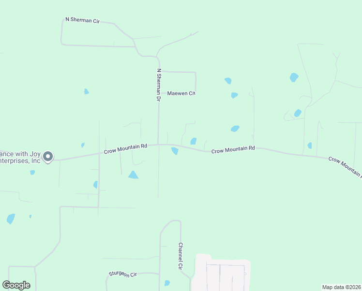 map of restaurants, bars, coffee shops, grocery stores, and more near 2285 Crow Mountain Road in Russellville
