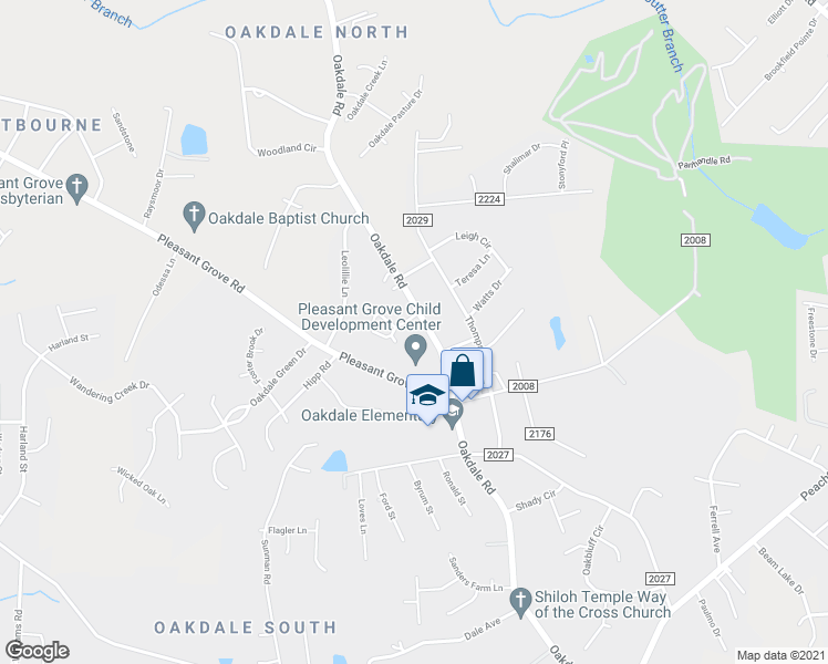 map of restaurants, bars, coffee shops, grocery stores, and more near 5910 Crape Myrtle Lane in Charlotte