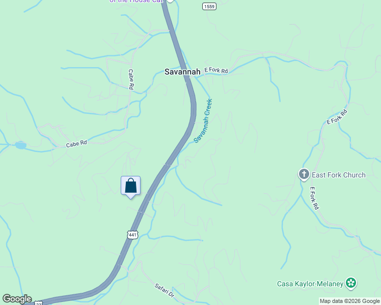 map of restaurants, bars, coffee shops, grocery stores, and more near 187 Turtle Creek Road in Sylva