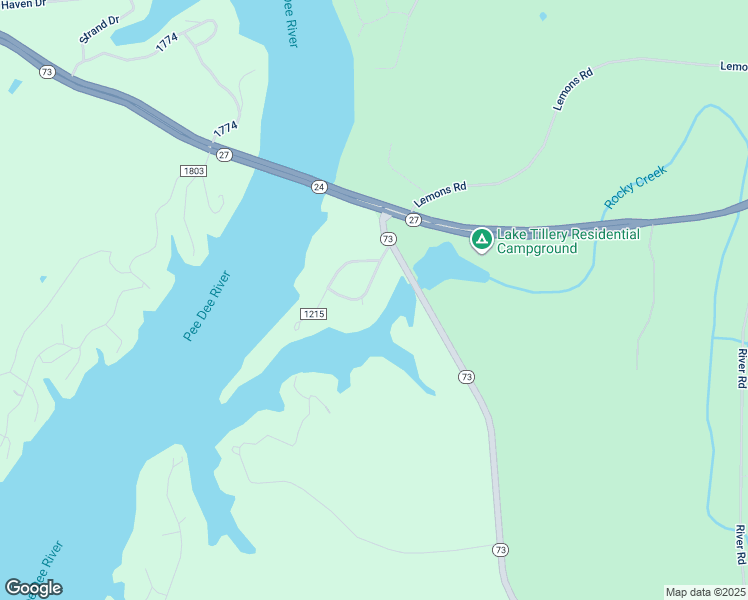 map of restaurants, bars, coffee shops, grocery stores, and more near 131 Windemere Point in Mount Gilead