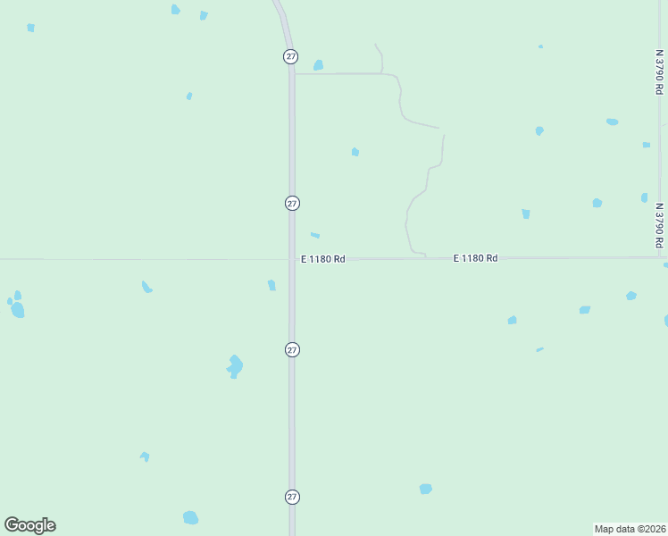map of restaurants, bars, coffee shops, grocery stores, and more near 378070 East 1180 Road in Wetumka