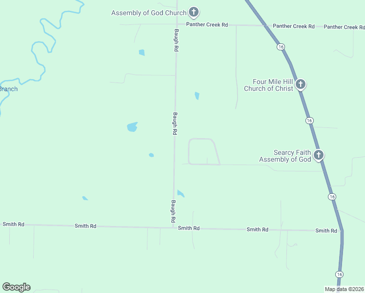 map of restaurants, bars, coffee shops, grocery stores, and more near 201 Longview Circle in Searcy