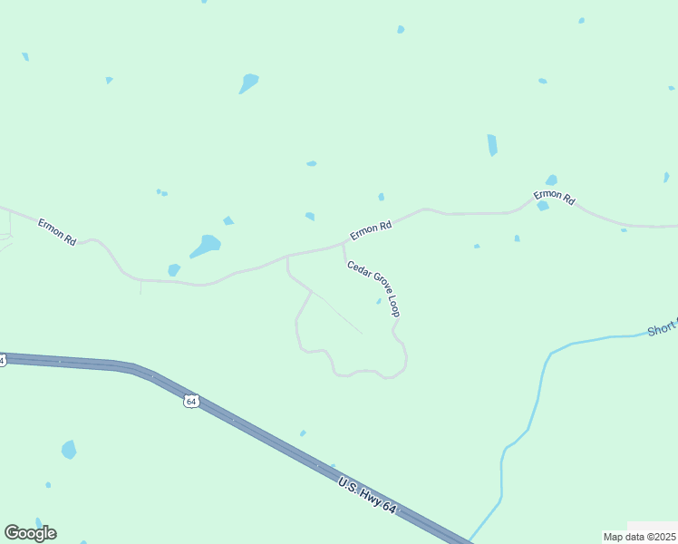 map of restaurants, bars, coffee shops, grocery stores, and more near 45 Cedar Grove Lane in Bolivar