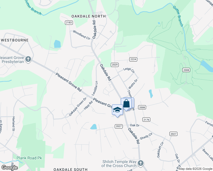 map of restaurants, bars, coffee shops, grocery stores, and more near in Charlotte