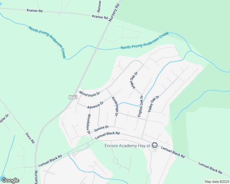 map of restaurants, bars, coffee shops, grocery stores, and more near 337 Advance Drive in Lillington