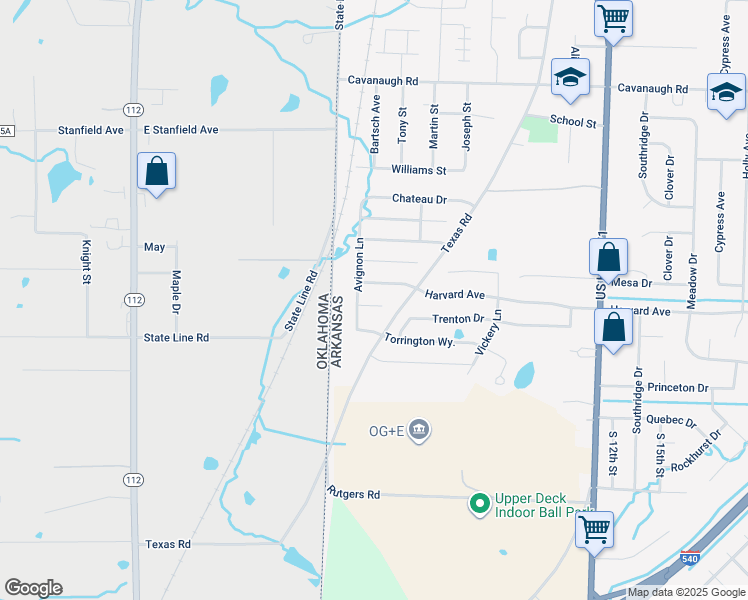 map of restaurants, bars, coffee shops, grocery stores, and more near 312 Tremont Circle in Fort Smith