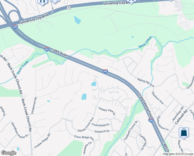 map of restaurants, bars, coffee shops, grocery stores, and more near 10906 Stone Trail Road in Charlotte