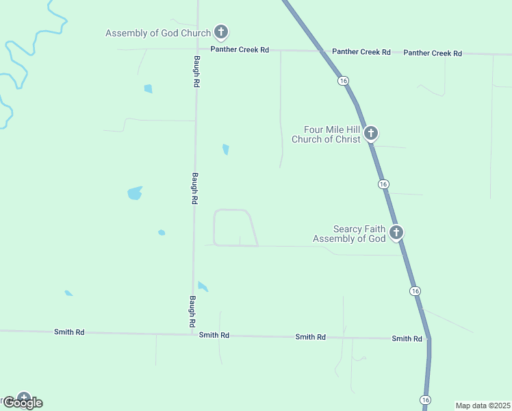 map of restaurants, bars, coffee shops, grocery stores, and more near 211 Longview Circle in Searcy