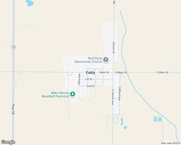 map of restaurants, bars, coffee shops, grocery stores, and more near in Eakly
