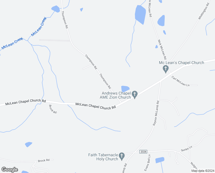 map of restaurants, bars, coffee shops, grocery stores, and more near 3320 Thompson Road in Bunnlevel