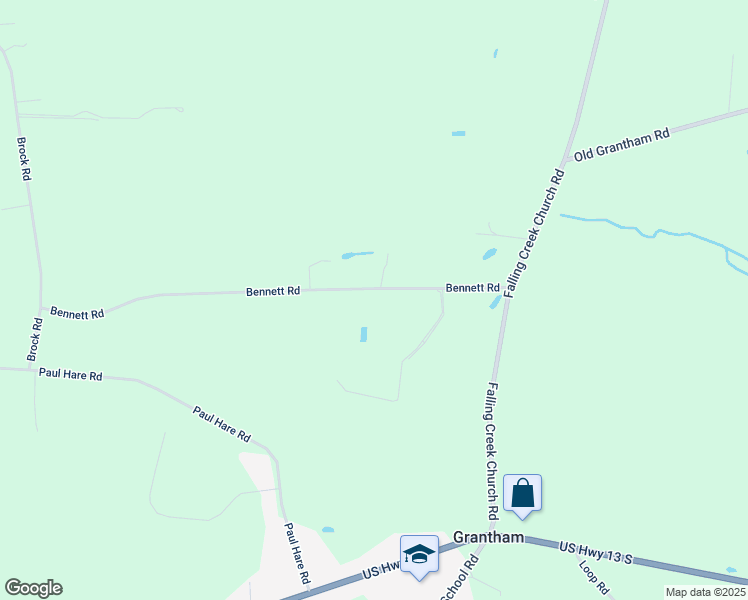 map of restaurants, bars, coffee shops, grocery stores, and more near 191 Bennett Road in Goldsboro
