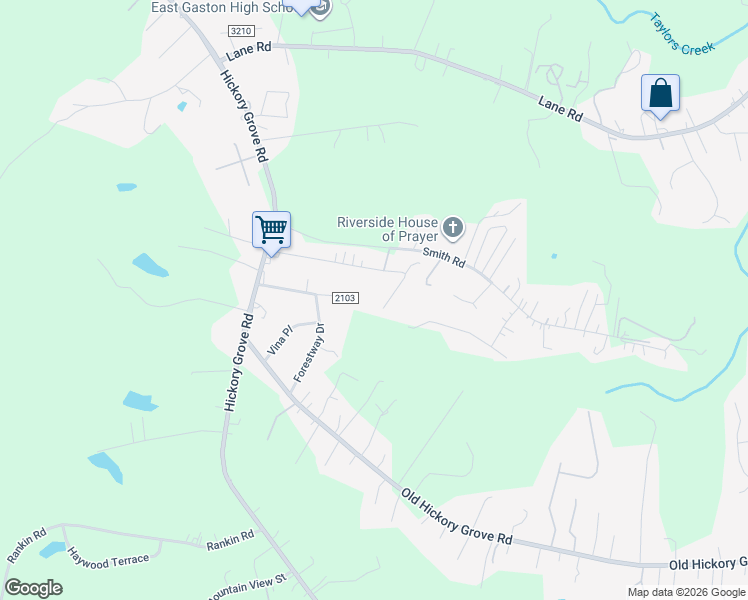 map of restaurants, bars, coffee shops, grocery stores, and more near 140 Greendale Drive in Mount Holly