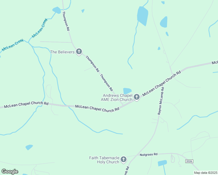 map of restaurants, bars, coffee shops, grocery stores, and more near 3320 Thompson Road in Bunnlevel