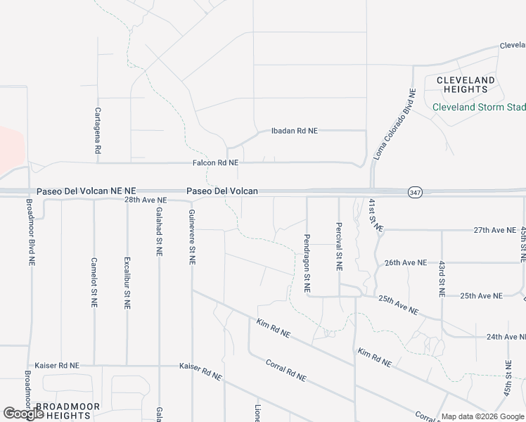 map of restaurants, bars, coffee shops, grocery stores, and more near 28th Avenue Northeast in Rio Rancho