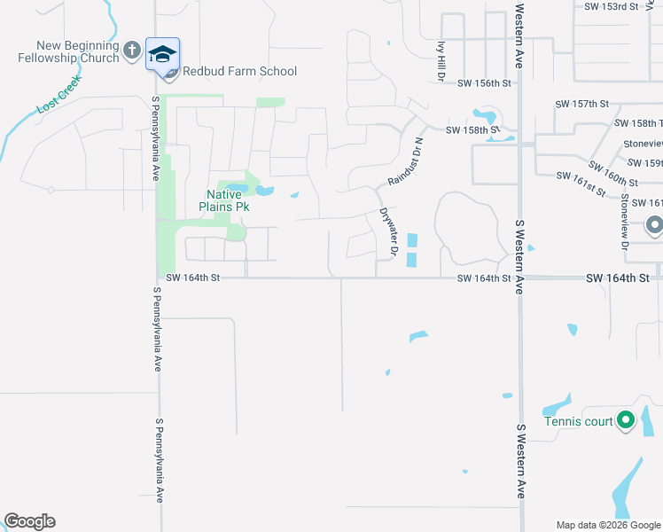 map of restaurants, bars, coffee shops, grocery stores, and more near 16300 John 14 Avenue in Oklahoma City
