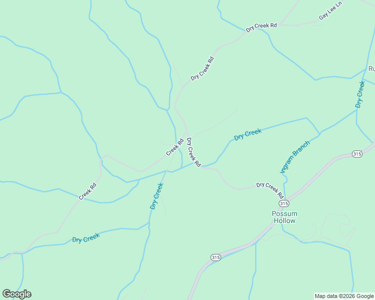 map of restaurants, bars, coffee shops, grocery stores, and more near 932 Dry Creek Road in Tellico Plains