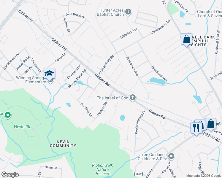 map of restaurants, bars, coffee shops, grocery stores, and more near in Charlotte