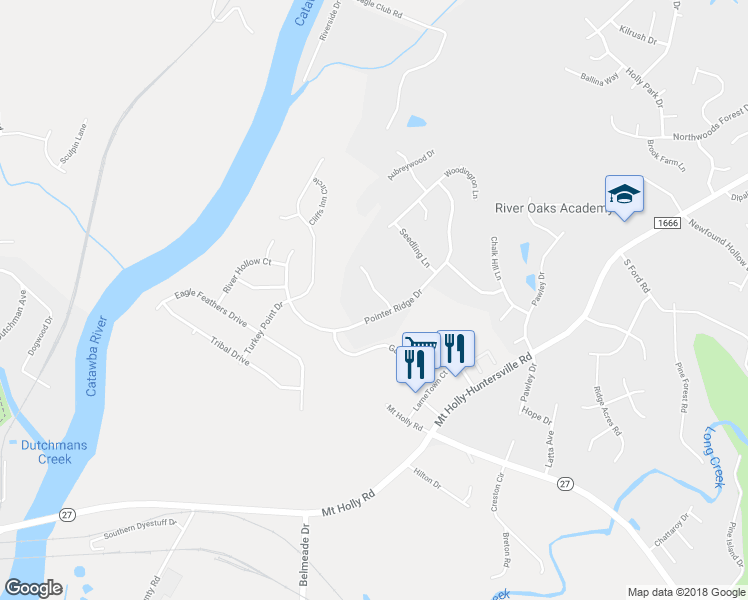 map of restaurants, bars, coffee shops, grocery stores, and more near 10225 Covingtonwood Drive in Charlotte