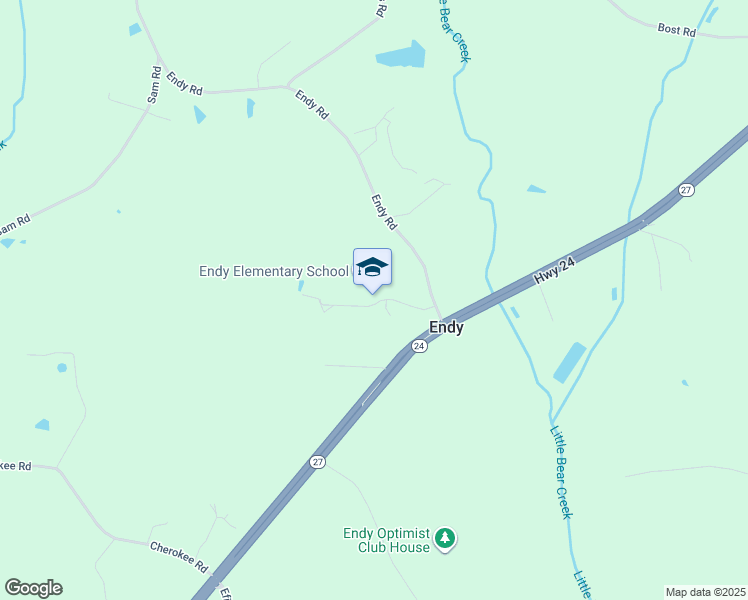 map of restaurants, bars, coffee shops, grocery stores, and more near 27670 Betty Road in Albemarle